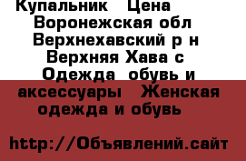 Купальник › Цена ­ 500 - Воронежская обл., Верхнехавский р-н, Верхняя Хава с. Одежда, обувь и аксессуары » Женская одежда и обувь   